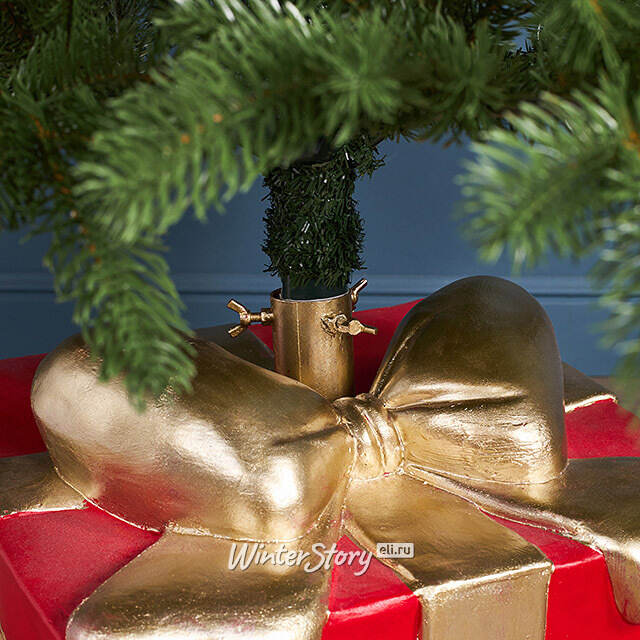 Подставка для елки Подарок - Enchantmas 36*33 см, красный, диаметр ствола до 3.8 см Winter Deco