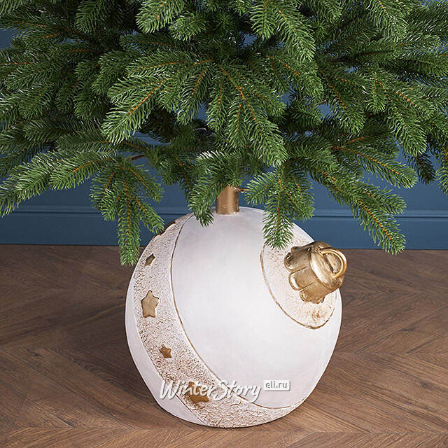 Подставка для елки Шар - Enchantmas 40*38 см, белый, диаметр ствола до 3.8 см Winter Deco