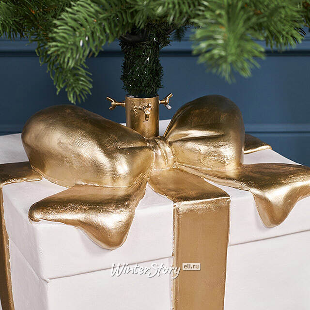 Подставка для елки Подарок - Enchantmas 36*33 см, белый, диаметр ствола 3.8 см Winter Deco