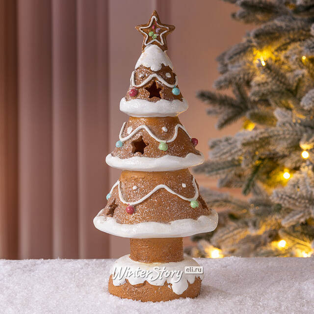 Светящаяся фигурка Елочка - Ginger Wonders 27 см Winter Deco