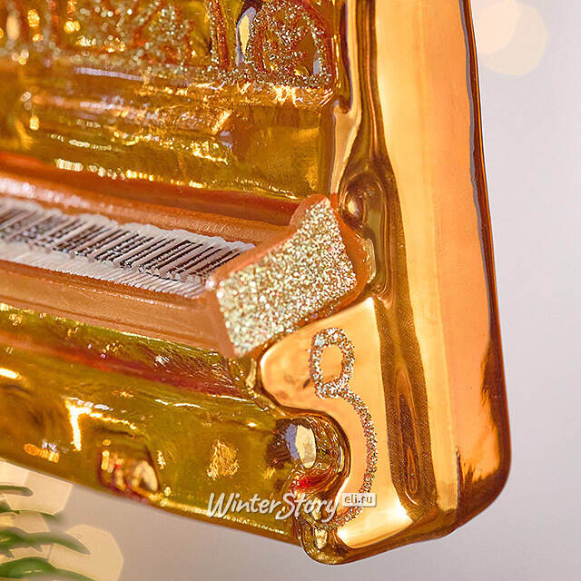 Елочная игрушка Фортепиано - Vintage Ensemble 10 см, стекло Winter Deco