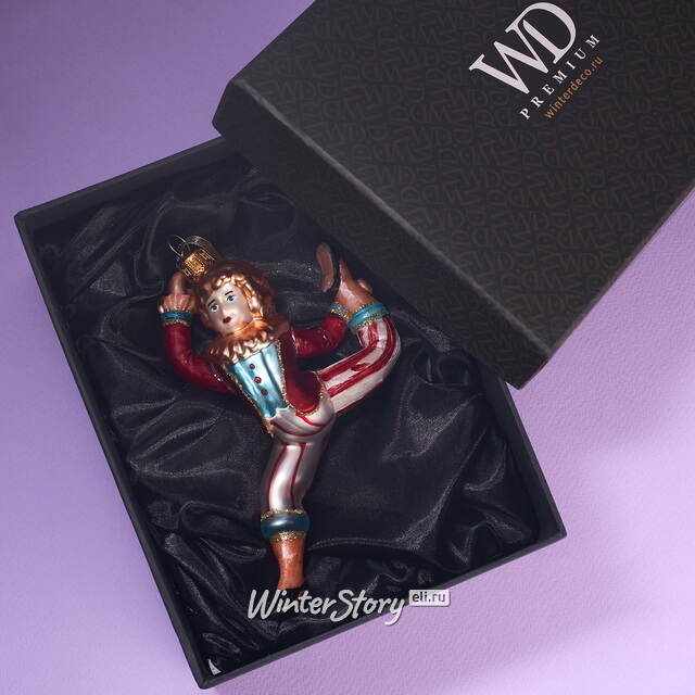 Елочная игрушка Гимнаст Альфредо - Circus Roncalli 13 см, стекло Winter Deco