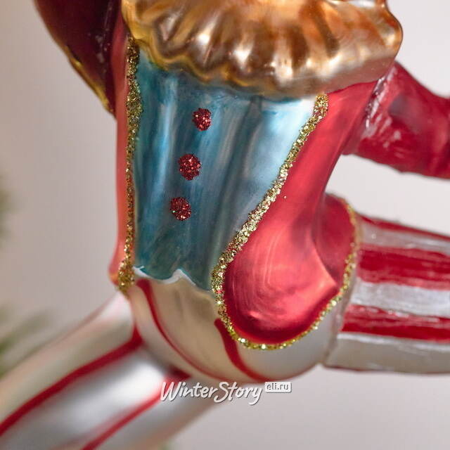 Елочная игрушка Гимнаст Альфредо - Circus Roncalli 13 см, стекло Winter Deco