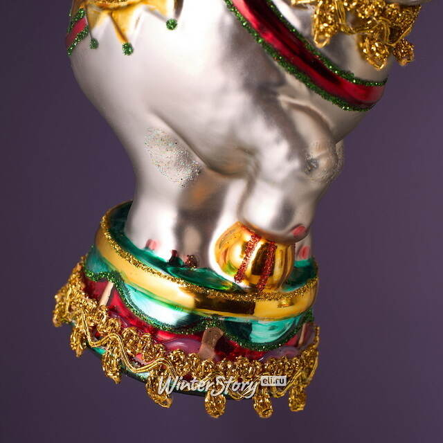 Елочные игрушки Лев и Слон - Circus Roncalli 12 см, 2 шт, стекло Winter Deco