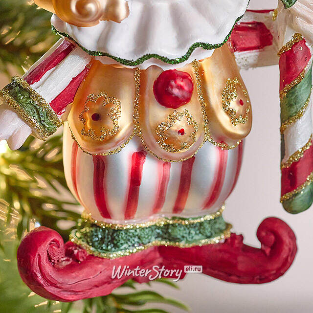 Елочная игрушка Клоун Нук - Circus Roncalli 12 см, стекло Winter Deco