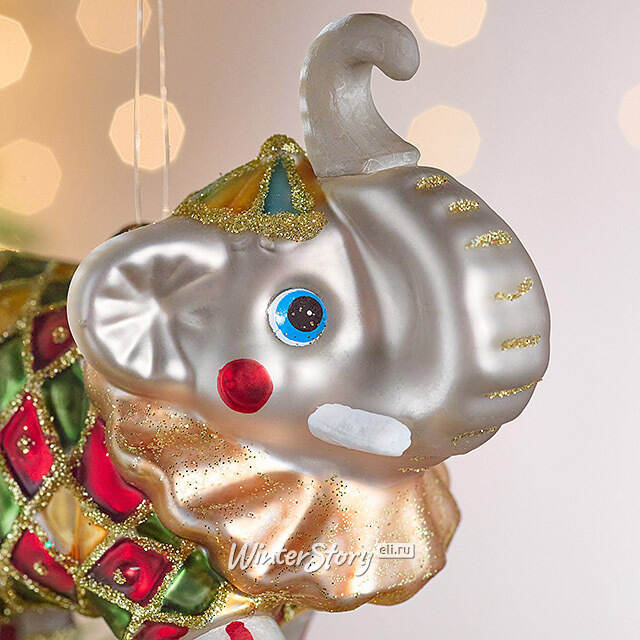Елочная игрушка Слоник Тото - Circus Roncalli 11 см, стекло Winter Deco