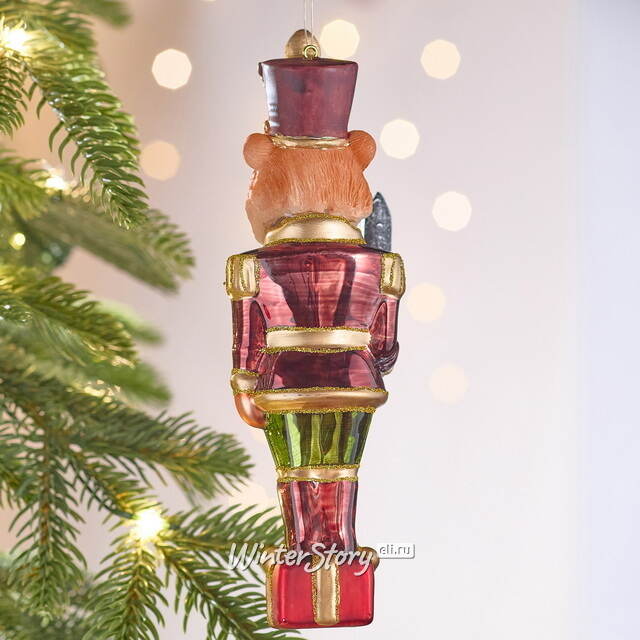 Елочная игрушка Гвардеец Баффи 18 см в подарочной коробке, стекло Winter Deco