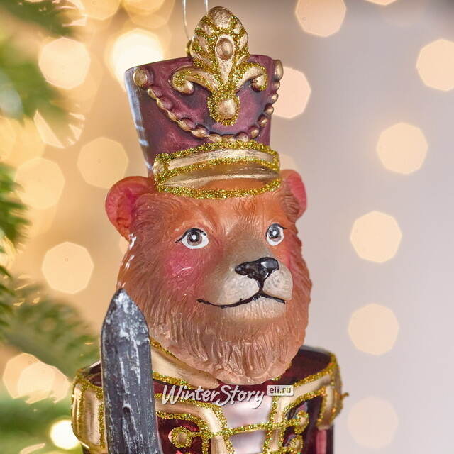 Елочная игрушка Гвардеец Баффи 18 см в подарочной коробке, стекло Winter Deco