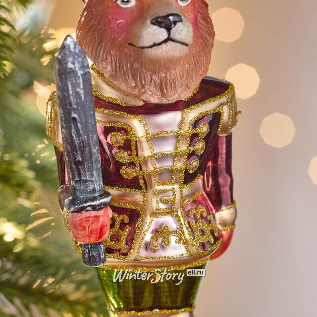 Елочная игрушка Гвардеец Баффи 18 см в подарочной коробке, стекло Winter Deco