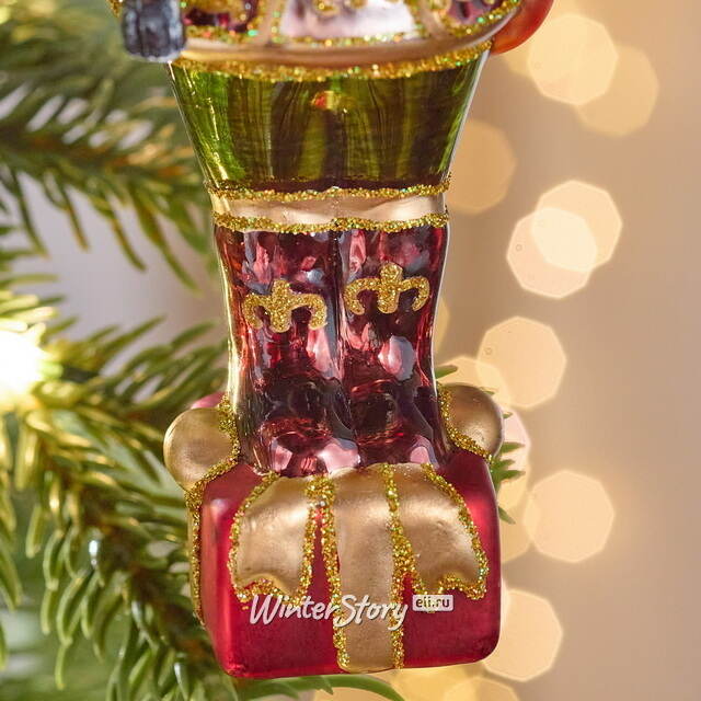 Елочная игрушка Гвардеец Баффи 18 см в подарочной коробке, стекло Winter Deco