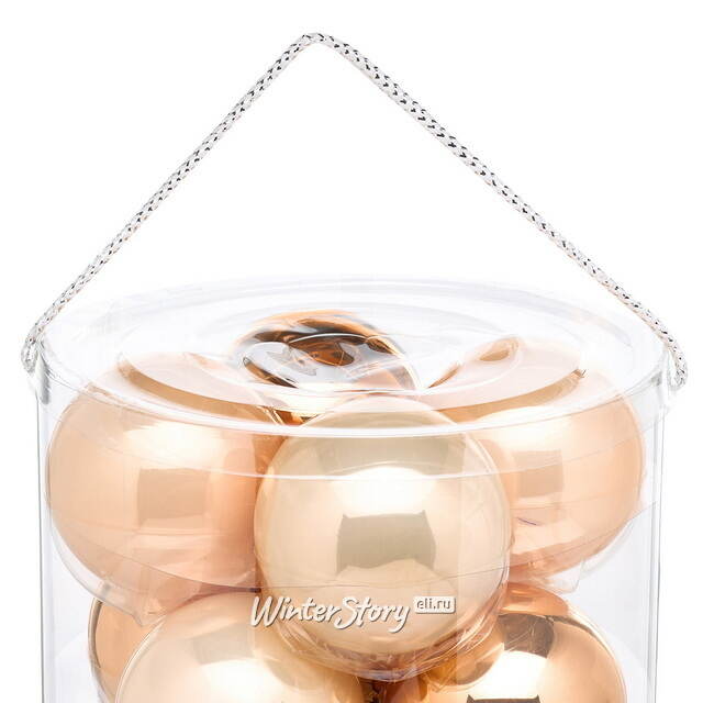 Елочные шары Первый Бал 8 см, 16 шт, стекло Winter Deco