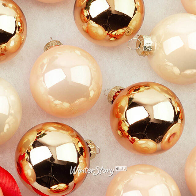 Елочные шары Первый Бал 6 см, 20 шт, стекло Winter Deco