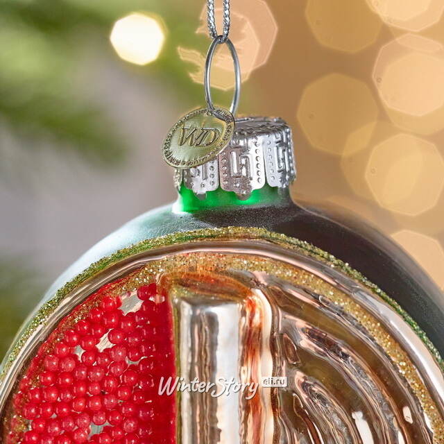 Елочная игрушка Красная Икра 11 см, стекло Winter Deco