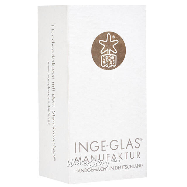 Стеклянная елочная игрушка Santa from Bavaria 17 см Inge Glas