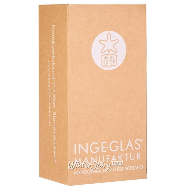 Стеклянная елочная игрушка Santa from Bavaria 17 см Inge Glas