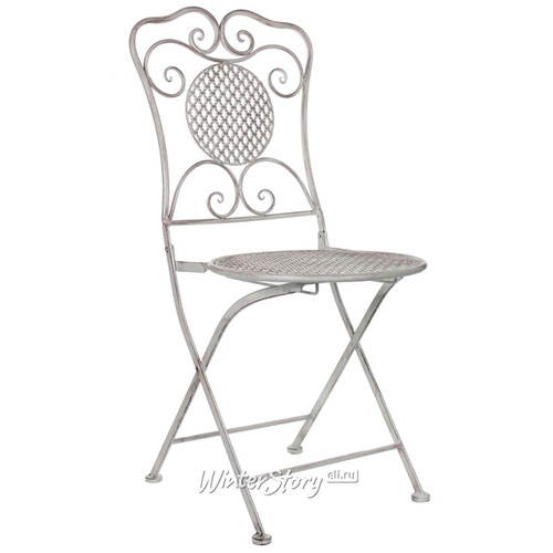 Складной стул Триббиани 91*53*41 см, белый, металл Edelman
