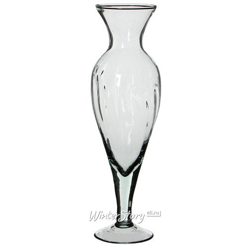Стеклянная ваза на ножке Хелена 30 см Edelman