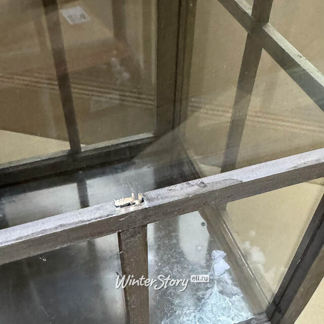 Деревянный подсвечник Фонарь Четинале 68 см, уцененный Boltze