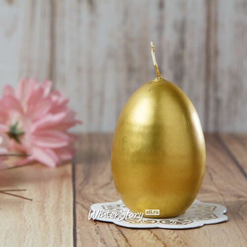 Пасхальная свеча Яйцо Golden 6 см Омский Свечной