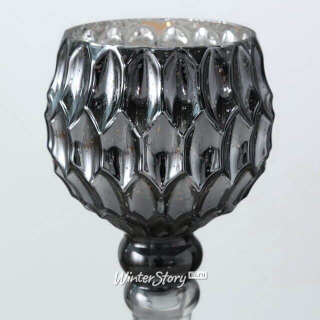 Набор стеклянных подсвечников - бокалов Claudio 30-40 см, 3 шт Boltze