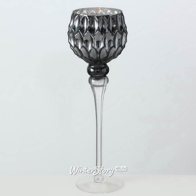 Набор стеклянных подсвечников - бокалов Claudio 30-40 см, 3 шт Boltze