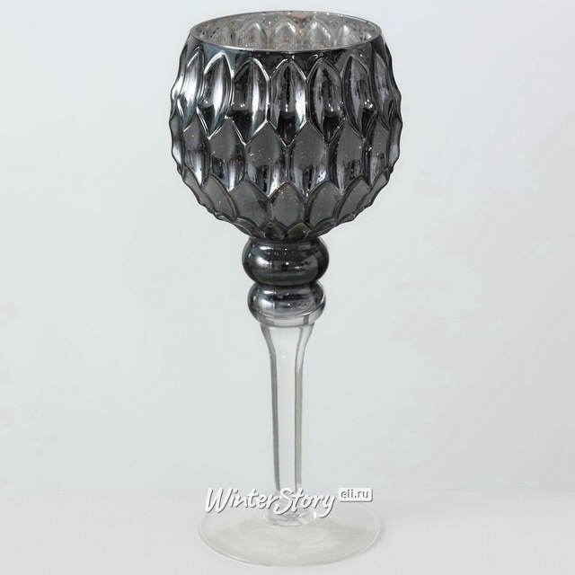 Набор стеклянных подсвечников - бокалов Claudio 30-40 см, 3 шт Boltze