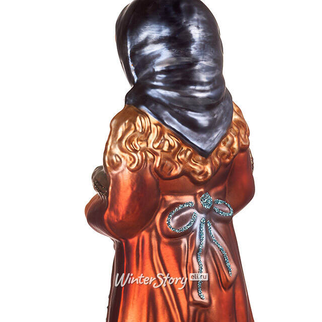 Стеклянная елочная игрушка Золушка 15 см Inge Glas