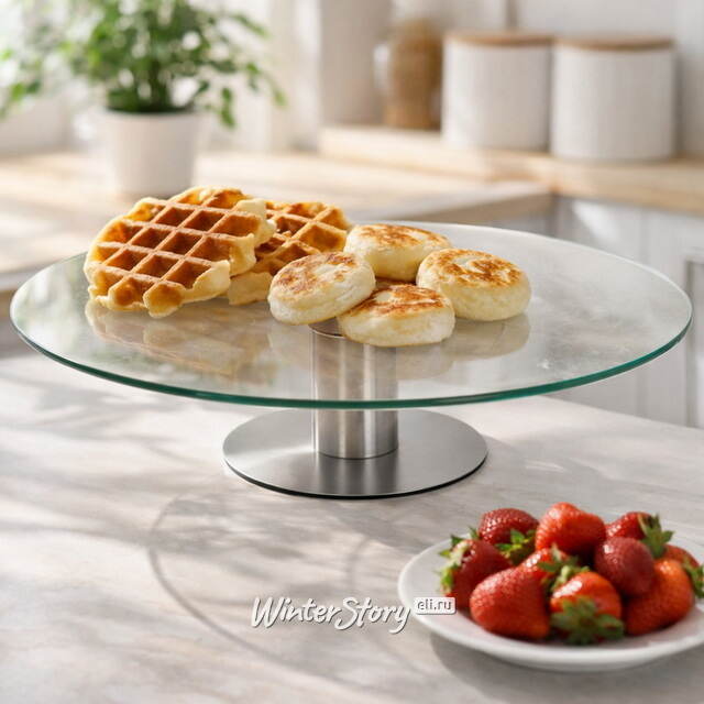 Тортница Сьюзен 30 см, стекло Koopman