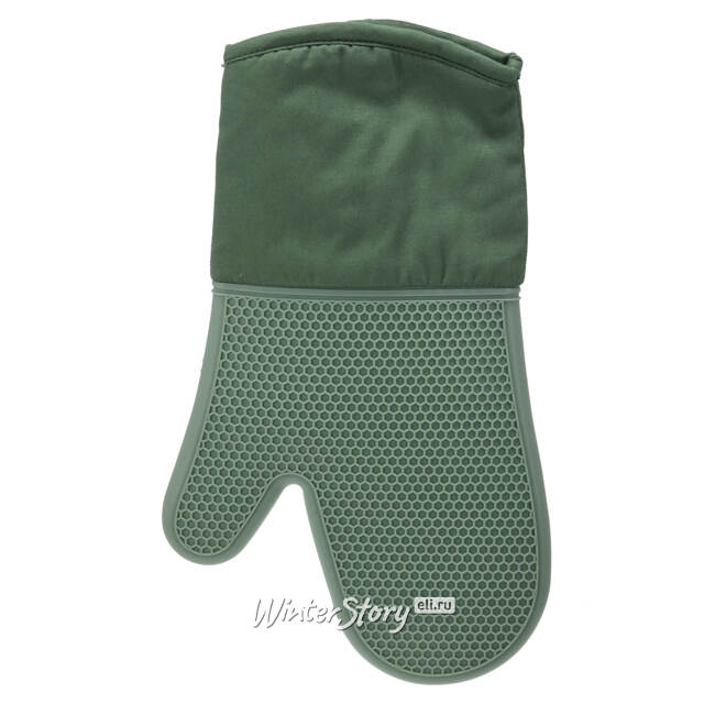 Кухонная прихватка с силиконовой вставкой Calais 31*19 см зеленая Koopman