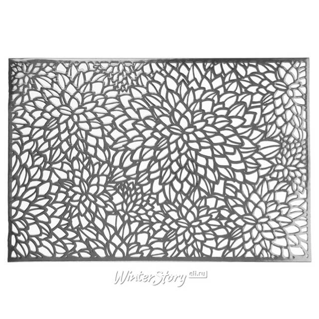 Набор сервировочных салфеток Сандрин 45*30 см серебряный, 4 шт Koopman