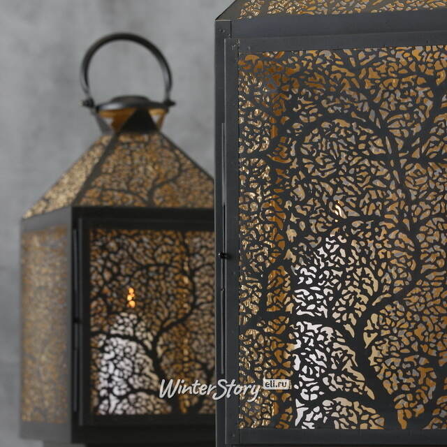 Набор подсвечников - фонарей Тивериада 40 и 54 см, 2 шт, металл Boltze