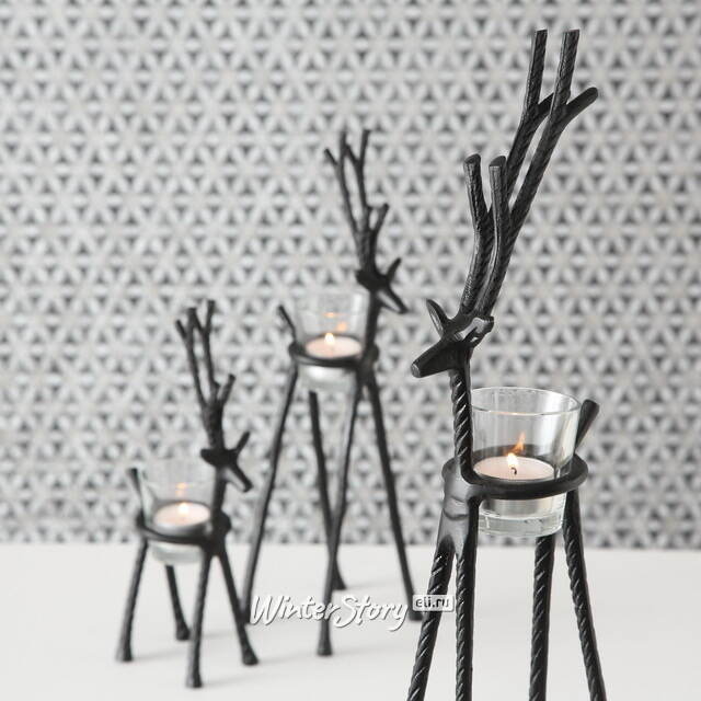 Набор подсвечников Олени Ромсдал 26-51 см, 3 шт Boltze