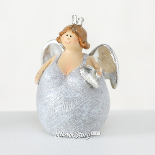 Декоративная фигурка Ангел Грейс с сердечком 8 см Boltze