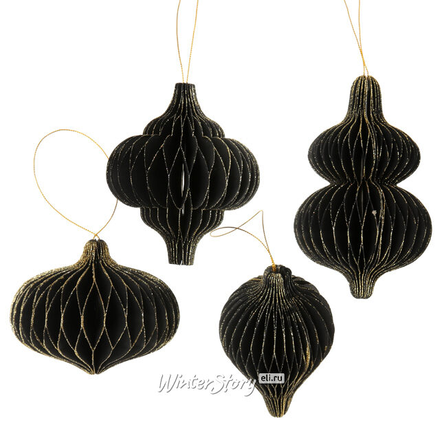 Набор елочных украшений Ночь в Эдинбурге, 21 игрушка Снегурочка