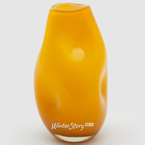 Декоративная ваза Альбиора 29 см горчичная EDG