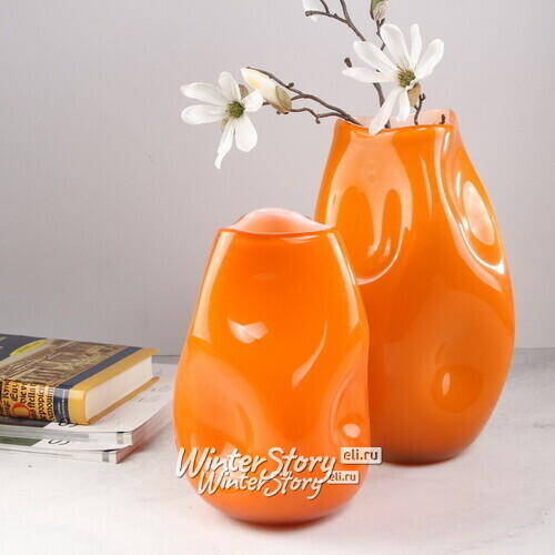 Декоративная ваза Альбиора 29 см мандариновая EDG