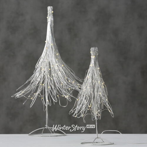 Декоративная светящаяся елка Медея 35 см, 35 теплых белых мини LED ламп, на батарейках Boltze