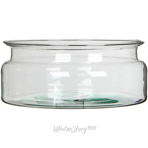 Плоская ваза Миранти да Серра 24*10 см, стекло Edelman