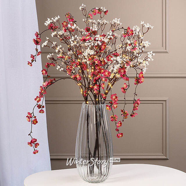 Искусственная ветка Черизе 130 см розовая Boltze