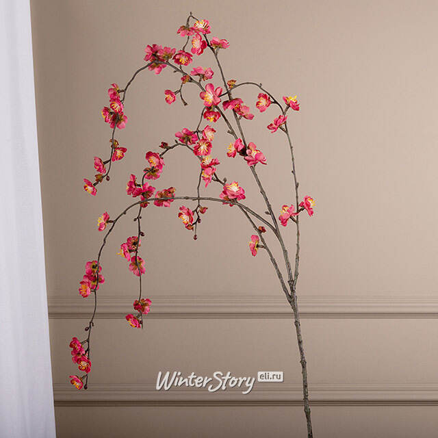 Искусственная ветка Черизе 130 см розовая Boltze