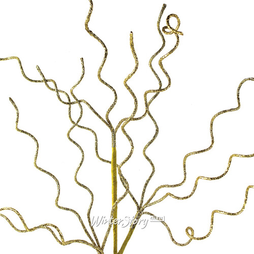 Декоративная ветка Искристое Золото 78 см Hogewoning