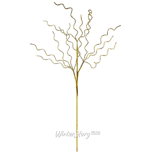 Декоративная ветка Искристое Золото 78 см Hogewoning