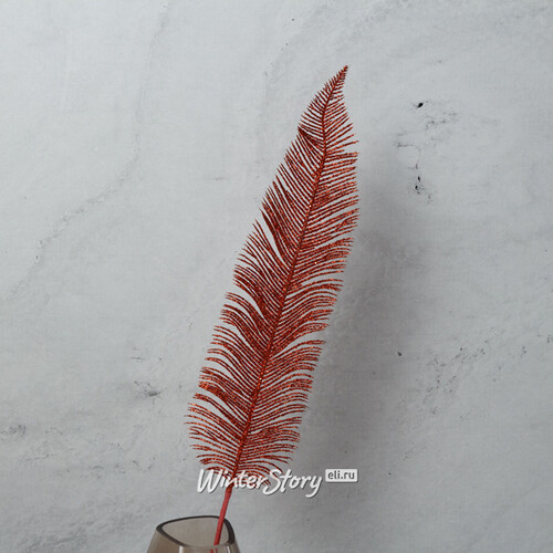 Декоративный лист Сверкающий Робелен 78 см, красный Hogewoning