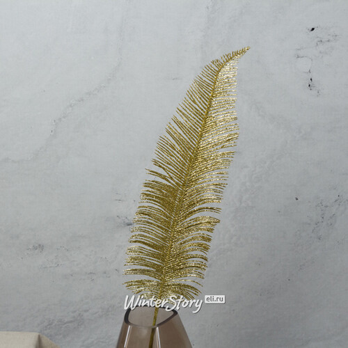 Декоративный лист Сверкающий Робелен 78 см, золотой Hogewoning