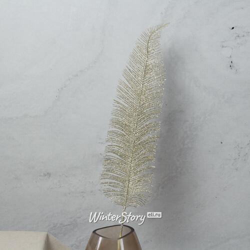 Декоративный лист Сверкающий Робелен 78 см, шампань Hogewoning