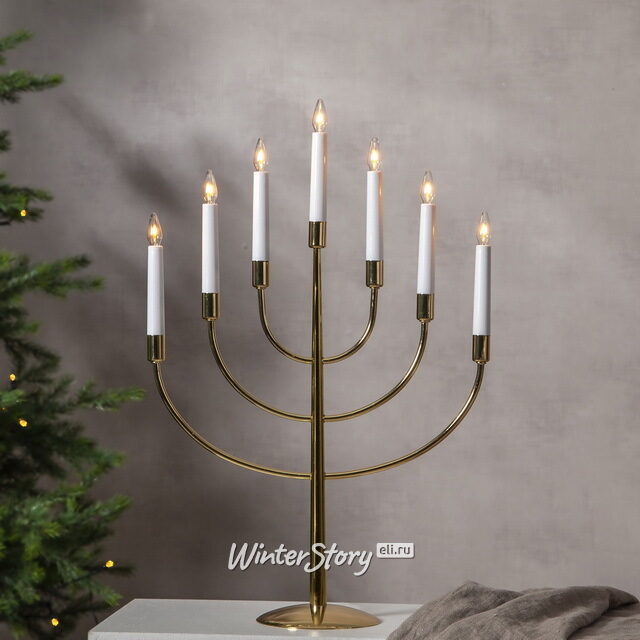 Семисвечник Titus 59*38 см золотой Star Trading (Стар Трэйдинг)