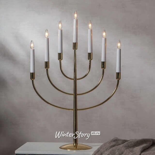 Семисвечник Titus 59*38 см золотой Star Trading (Стар Трэйдинг)
