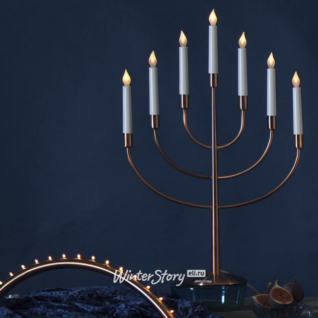 Семисвечник Titus 59*39 см медный Star Trading