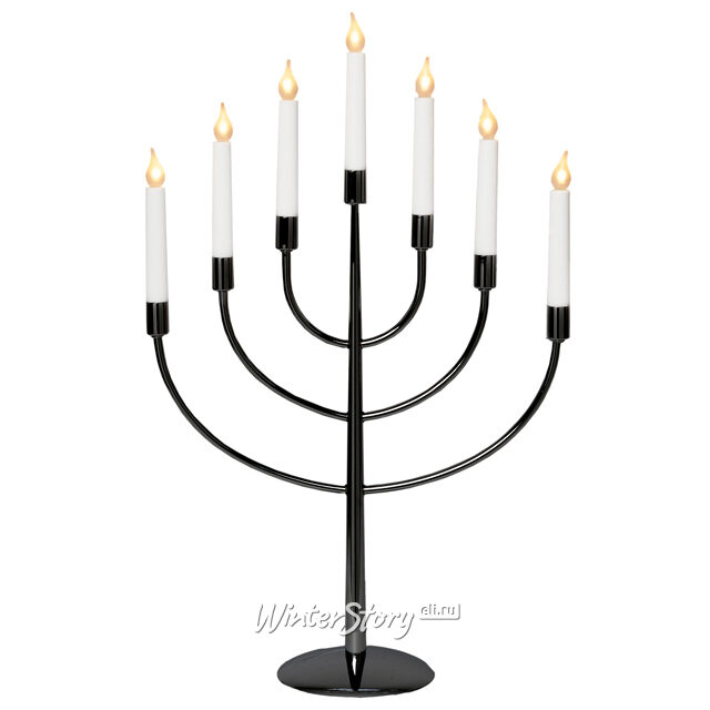 Семисвечник Titus 59*39 см черный Star Trading