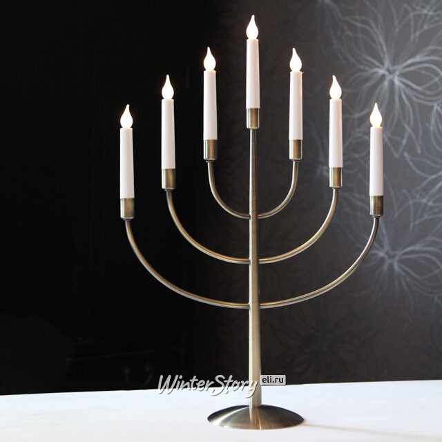 Семисвечник Titus 59*39 см винтажное золото Star Trading
